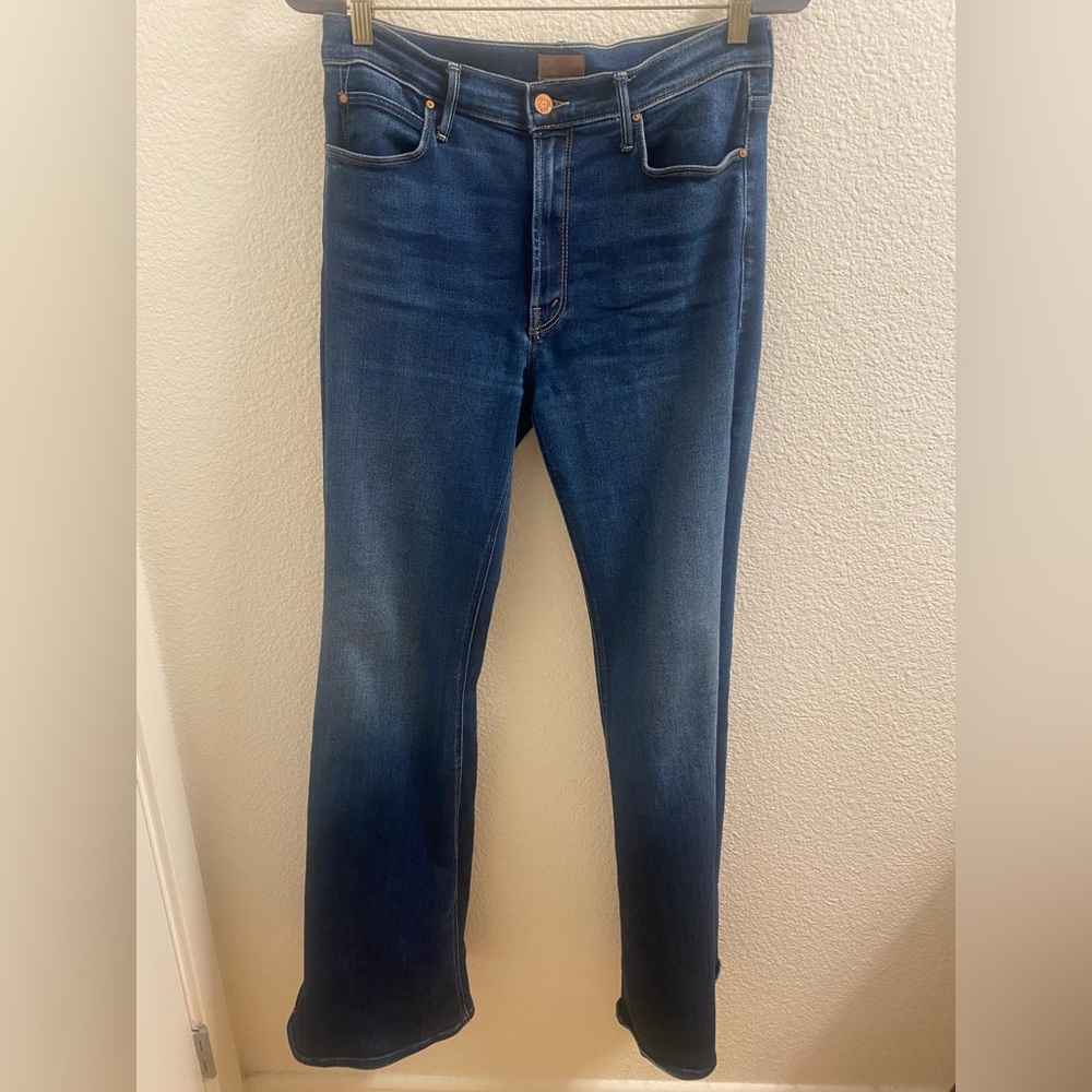 MOTHER Denim Women’s ‘The Doozy’ High Rose Flair Jeans - Picture 2 of 13
